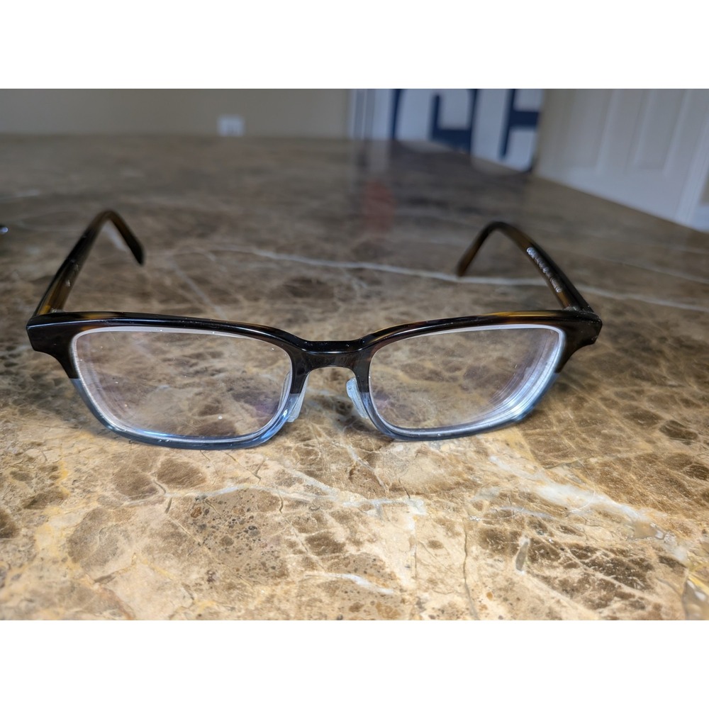 Warby Parker Eyeglasses Crane W 325 52-18-145 Brown/Blue Frames Only